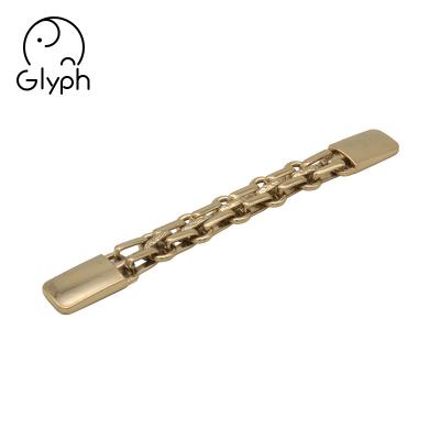 China Wholesale Washable Fashion Belt Accessories Alloy 120mm Metal Strap Chain For Belt for sale