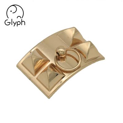 China Fashion Washable Metal Belt Buckle Arched Buckle Custom With Ring for sale