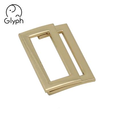 China Rectangle Square Washable Double Ring Fashion Ring And O Ring Buckle For Belt for sale