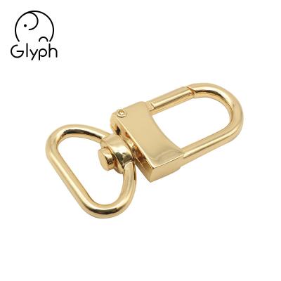 China Washable Bag Hook Accessories Big Thumb Swivel Trigger Gold Snap Trigger Snaps For Handbags for sale