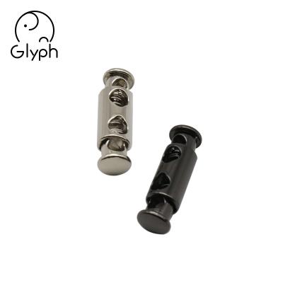 China High Quality Nickel Free Fashion Spring Rope Lock Zinc Alloy Rope Stopper For Clothing for sale