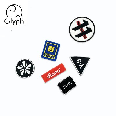 China Other Custom Soft 3d Silicone Labels Rubber Tags For Clothing for sale