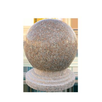 China Modern Polished Granite Ball Granite Stone Balls Stone Balls For Garden for sale