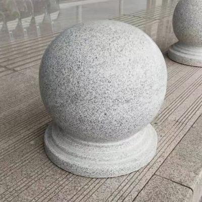 China Modern Outdoor Polishing Water Mill Stone Bollard Parking Stone Bollard For Street Park for sale