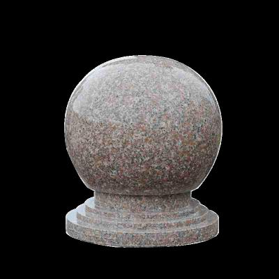 China Modern New Design Park Scenic Area Street Parking Roadblock Stone Ball for sale