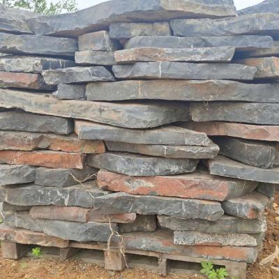 China Cheap Natural Chinese Exterior Stone Wall Cladding Natural Colored Slate Stone Slate Tiles Stone for sale