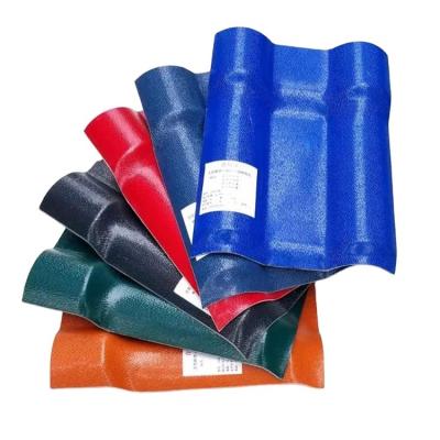 China Modern Manufacturer Supply Plastic Tiles Synthetic Sheet Coat Resin Roof For House Warehouse for sale