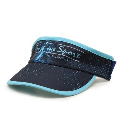 China COMMON Outdoor Custom Sublimation Print Visor Elastic Back Visors for sale