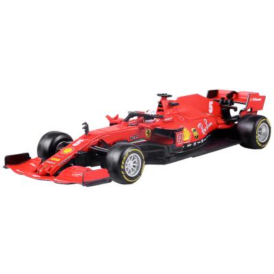 China Toy Bburago Popular Diecast Cars 1:43 Diecast SF21 F1 Diecast Car Model Ferrar Formula Racing Toy Metal Alloy Car Model for sale