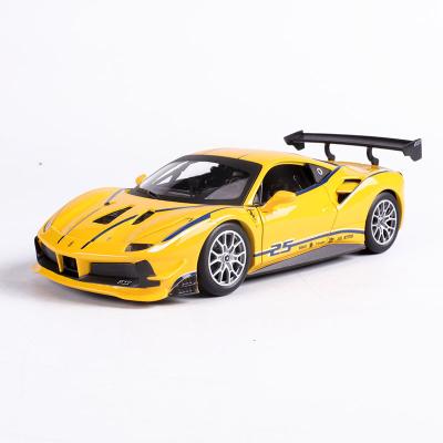 China Toy 1:24 Ferrari 488 Challenge Model Car Simulation Diecast Alloy Racing Metal Model Toys for sale