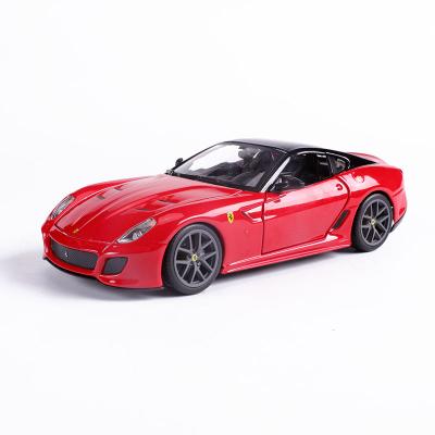 China Simulation alloy car birthday gift toy car diecast model 1:24 Ferrari 599gto car model toy for sale