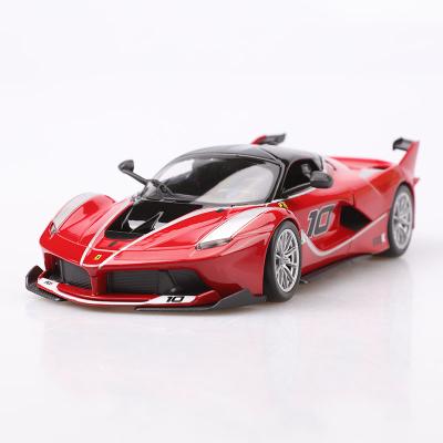 China Diecast toy 1/24 alloy model car simulation decoration Ferrari FXX K sports car collection model toys for sale