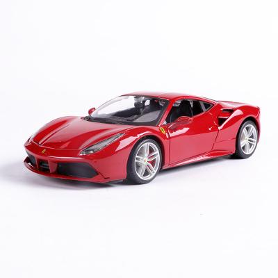 China Diecast Toy Burago 1 24 Ferrari Model 488 Sports Car Simulation Alloy Car Models for sale