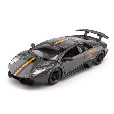 China Toy Lamborghini bat lp670-4 SV sports car model Alloy simulation car toy diecast car for sale