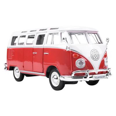 China Toy Maisto 1972 Bread Bus Minibus T1 Alloy Car Simulation Die-Cast Model 1:25 Scale for sale