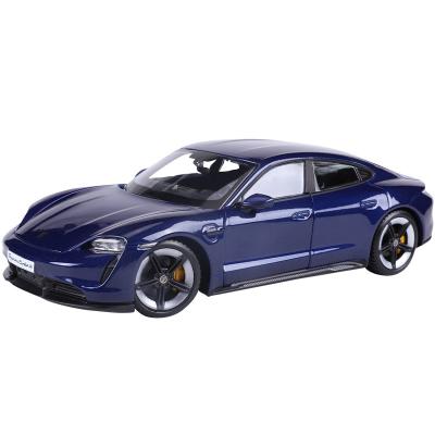 China taycan model raced Superb Toy Burago simulation alloy car sedan sports car collection gift 1:24 diecast car model for sale