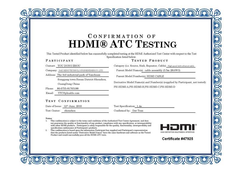 HDMI - Dongguan Hundu Electronic Co., Limited