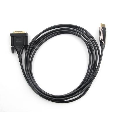 China Electronic factory support wholesale customization HDMI AM TO DVI 24+1M cable for audio and video transmission line for sale