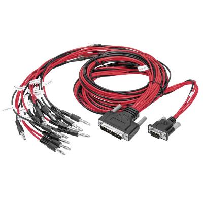 China Electronic D-SUB 25P Male To D-SUB 9P Male+Banana Male+Y Head Male+Y Type Terminal Cable Wiring Harness Wire for sale