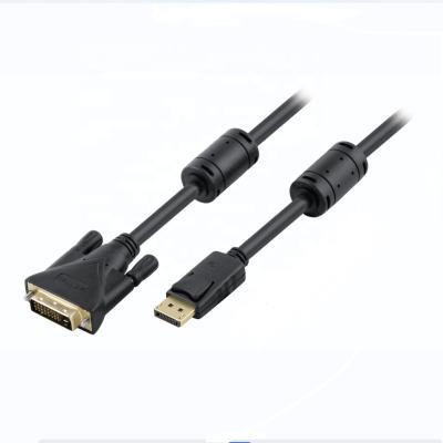 China Electronic Industrial Cable DVI To DisplayPort Cable DVI (24+1)P Male To DisplayPort Male for sale