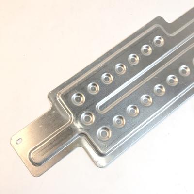 China 3003 Vacuum Brazing Aluminum Stamped Liquid Water Coolant Cooling Cold Plate For Automotive Lithium-Ion Batteries for sale