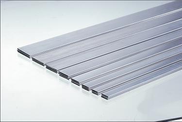 China 3003 Heat Transfer Aluminum Radiator Tube , Multiport Aluminum Rectangular Tubing for Oil Cooler for sale