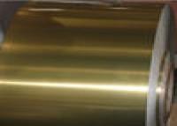 China Epoxy Gouden Kleur die de Industriële Rol van de Aluminiumfolie voor Airconditioner met een laag bedekken Te koop