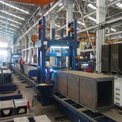 China Building material stores china made H box beam line Auto-erecting machine for steel structure fabrication for sale