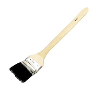 China Pure Bristle Long Handle Corner Radiator Paint Brush for sale