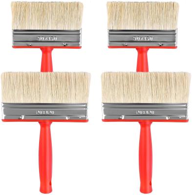 China Cleanging Brush 4 Pack Timber Block Brush 120mm 150mm Decking Brush for sale