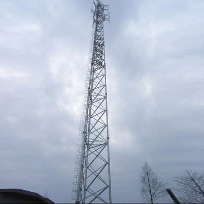 China Customized Single Arm Galvanized Steel Tower For Telecom Transmission for sale