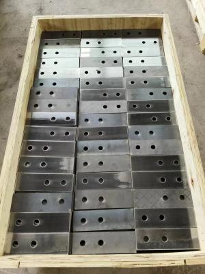 China Galvanized Flat Bar Slotted Steel CNC Processing For Construction for sale