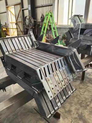 China Surface Mount Galvanised Stair Metal Stringer Q235 Q355 Mild Steel for sale