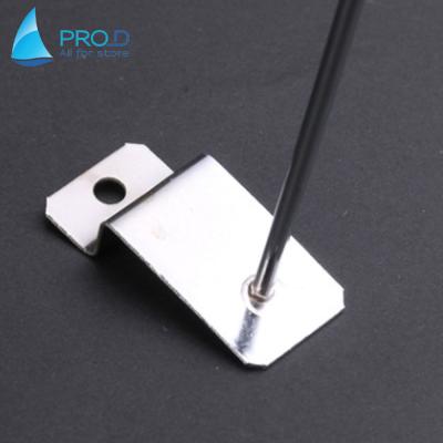 China General Type Universal Dish Hanger Plated Single Metal Hook Supermarket Shelf Hook Iron Hook for sale