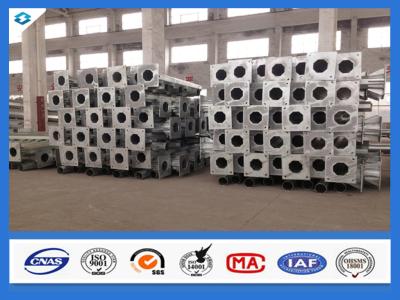 China 500mm Base Plate 7M 8M 9M 10M Octagonal Glavanized Electric Steel Pole for sale