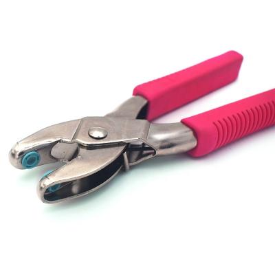 China Wholesale Labor Reducing / Portable Riveter Punch Snap Pliers Set with Punching and Snapping Tools for Fasteners, Eyelets and Jeans Button Pink for sale