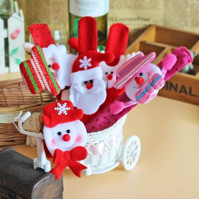 China Wholesale Bulk Christmas Christamas Home Decoration Slap Bracelet Christmas Gift Headband Decoration Glow for sale