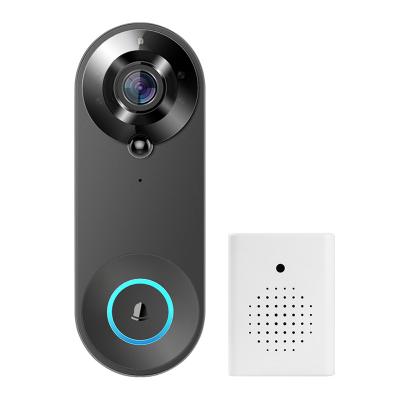 China Wireless Mini Video Door Bell Tuya Smart Smart Home WiFi Doorbell ABS+PC WiFi Video Bell Camera 1080P Home Door Intercom for sale