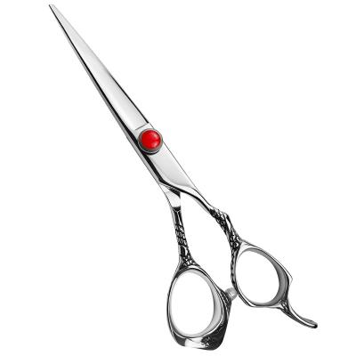 China Cutting Scissors Straight Handcrafted Barber Scissors Hair Salon Scissors 6 Inch Hair Scissors for sale