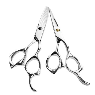 China Professional Hair Thinning Scissors Thinning Scissors Cutting Hairdresser Salon Curved Scissors for sale