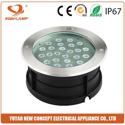 China Aluminum underground lamp inground light led lamp outdoor 24W for sale