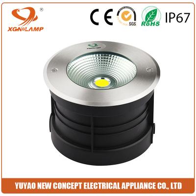 China 304# stainless steel IP67 10W aluminum COB LED inground down light for sale