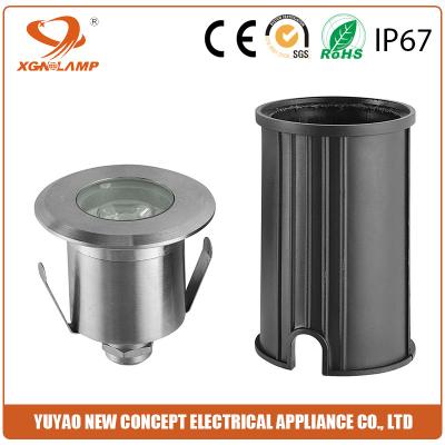 China Stainless Steel 1W Ground-Recessed LED Buried / Underground Light for sale