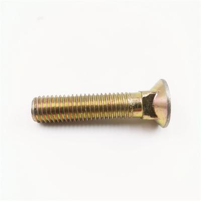 China Stainless steel 12.9 grade countersunk square neck screw 1/2 American countersunk head screw 3/8 American standard 8 grade countersunk head bolt for sale