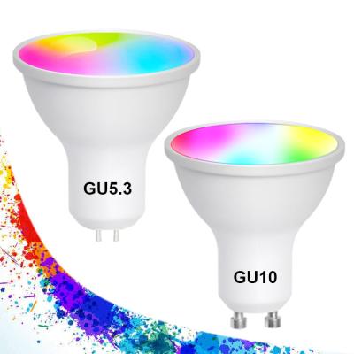 China 2021 Theme Park Smart Led 5W GU5.3 GU10 Light Smart Home Products WiFi Smart Spot Light 5W for sale