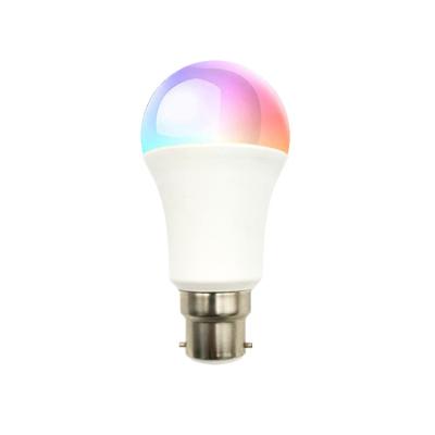 China OEM 7W 9W 10W RGB B22 Residential Smart Home WiFi LED Light Bulb Alexa Google LED Smart Bulb 2021 for sale