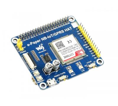 China e-Paper IoT Driver HAT for Raspberry Pi, supports NB-IoT/eMTC/GPRS E-Paper NB-IoT/GPRS HAT (EN) for sale