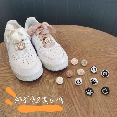 China Wholesale Cute Cat Croc Charms Lace Buckle Accessory Gifts Croc Designer Sneakers Croc Charm Cartoon Shoe Decoration for sale