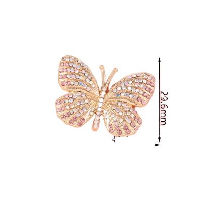 China Clog Charm Luxury Designer Shoe Charms For Crocs Rhinestone Butterfly DIY Charm Women's Fashion Croc Clog Shoes Decoration 2021 Hot Sale for sale