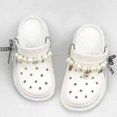 China Clog Charm Hot Selling DIY Bead Shape Croc Style Chains Charm Shoes Crystal Shoe Accessories of Choice DIY Buttons Slippers Decorations for sale